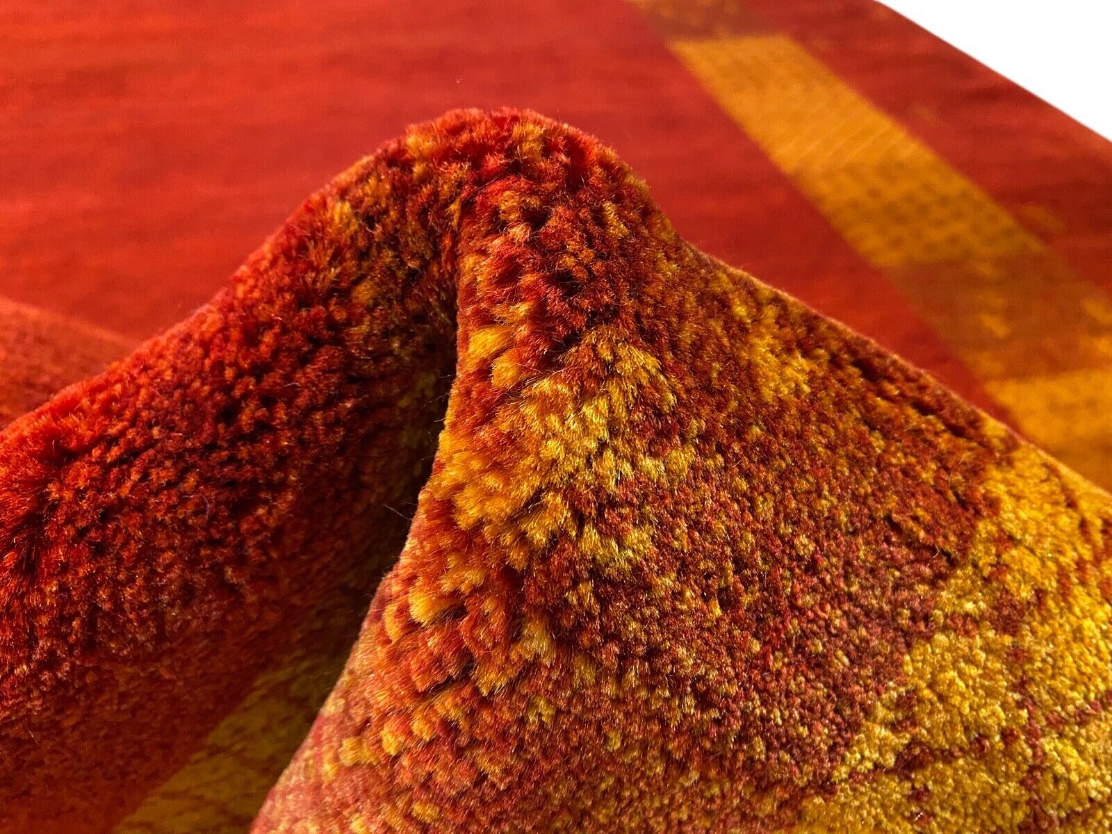 Handgeknüpft Rot Rust Teppich 200X300 cm 100% Wolle Orientteppich 5,2 kg Pro qm