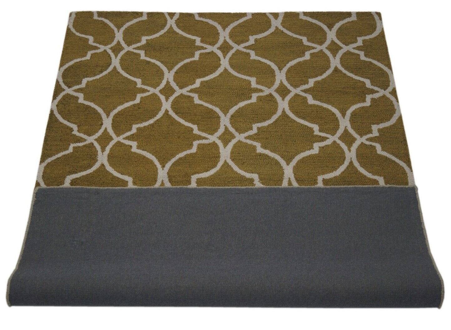 Teppich 100% Wolle Beige Orientteppich Handarbeit Designer 150X240 CM 926