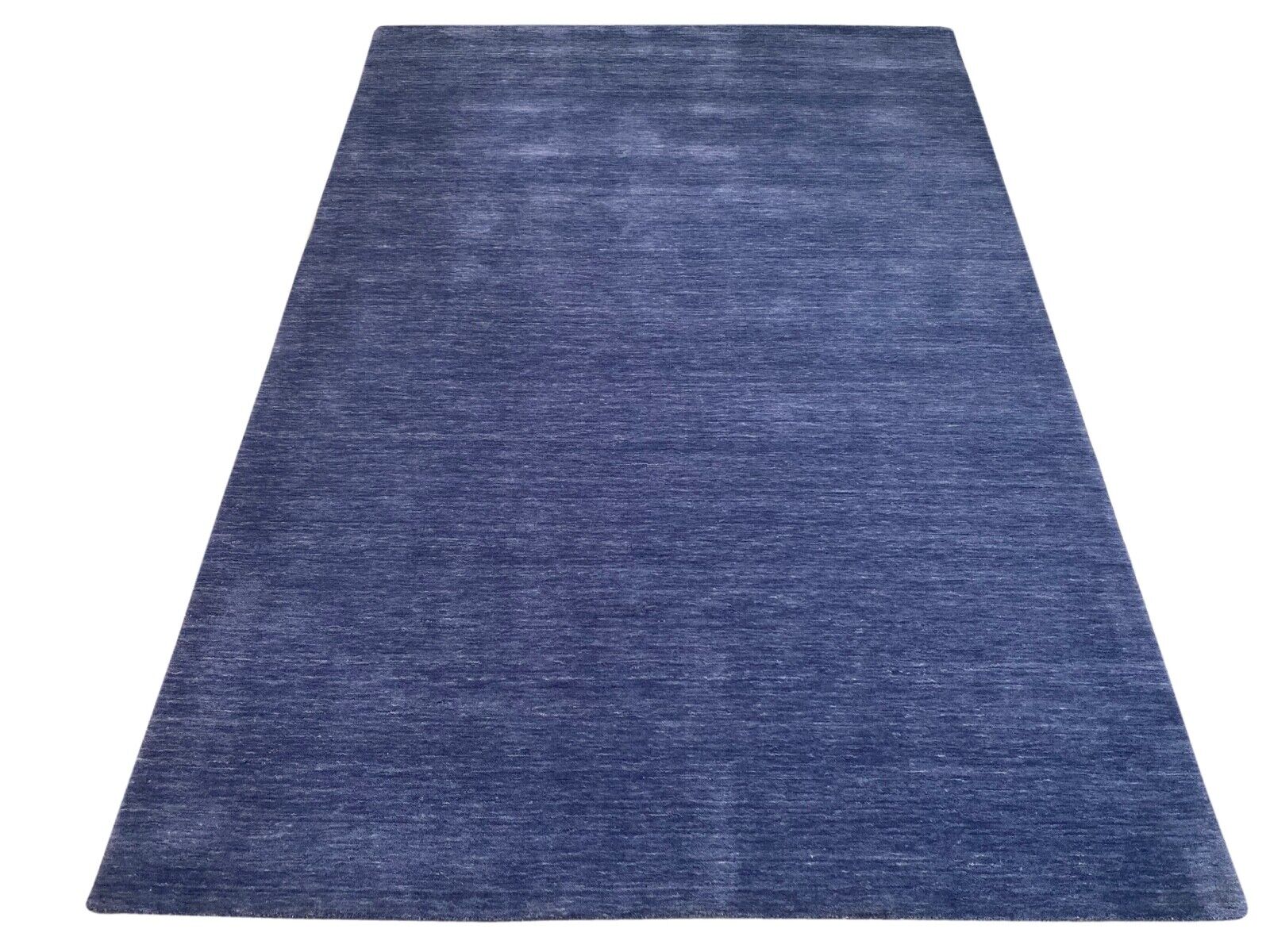 Gabbeh Teppich 170x240 cm Blau Handgewebt Teppich 100% Wolle Lori Buff Loom