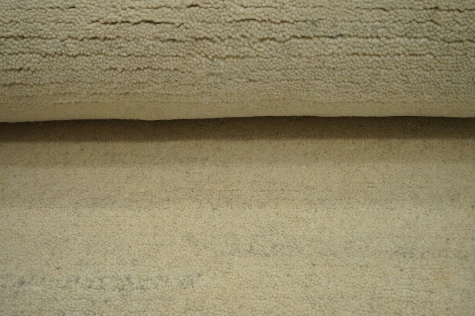 Nepal Teppich Handgeknüpft Beige 100% Wolle Orientteppich 120x180 cm N756