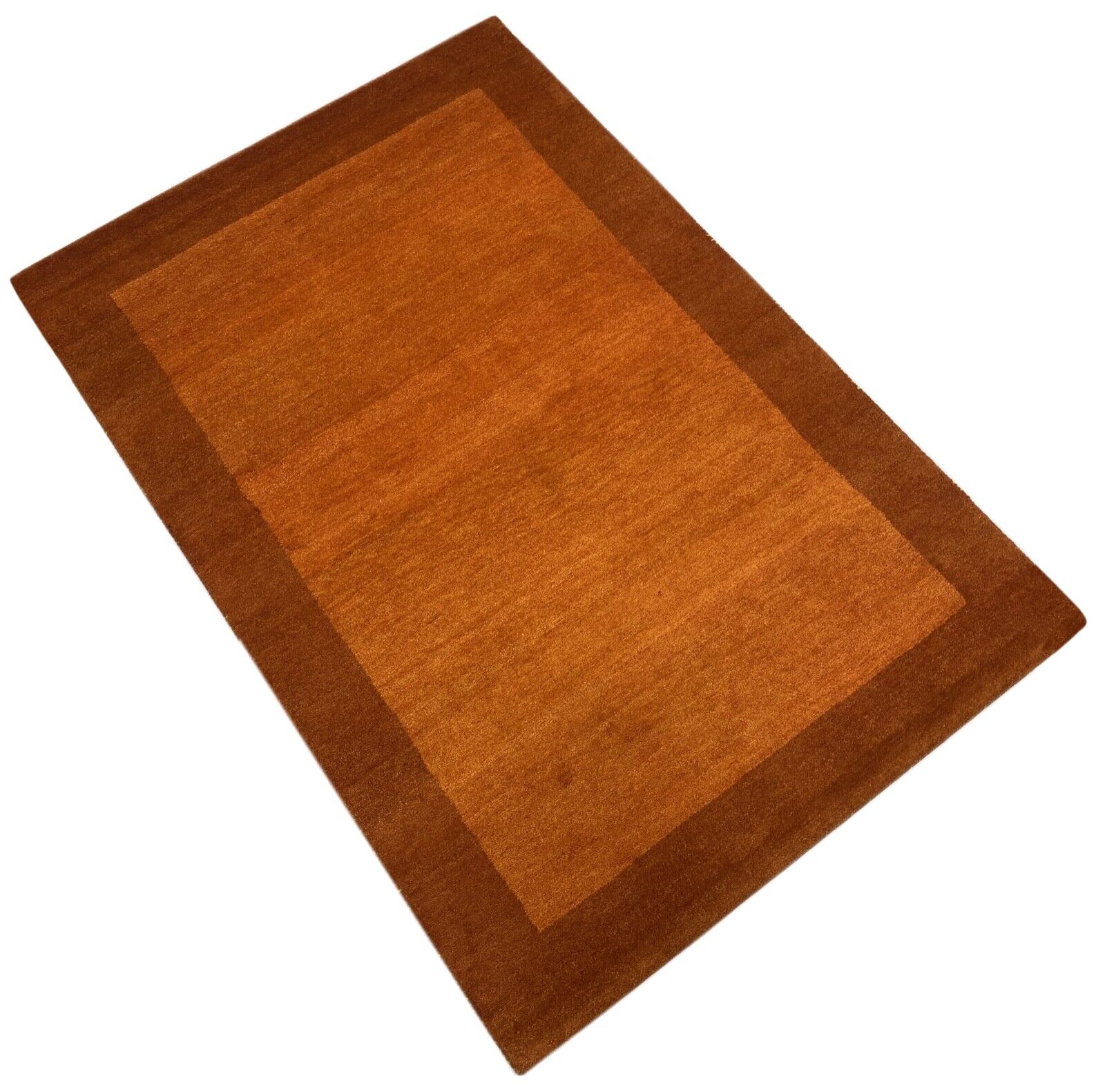 Preproga Gabbeh, 100 % volna, oranžna, ročno vozlana, 168 x 236 cm, WR27