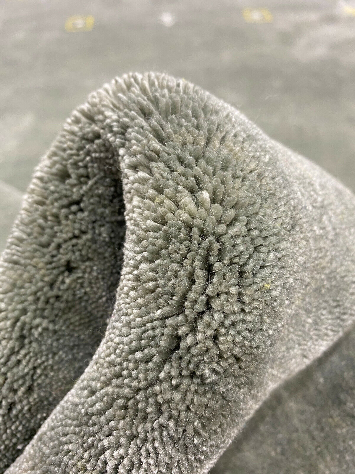 Grau Gabbeh Teppich Viskose Fine Orientteppich Handgewebt 170x240 CM