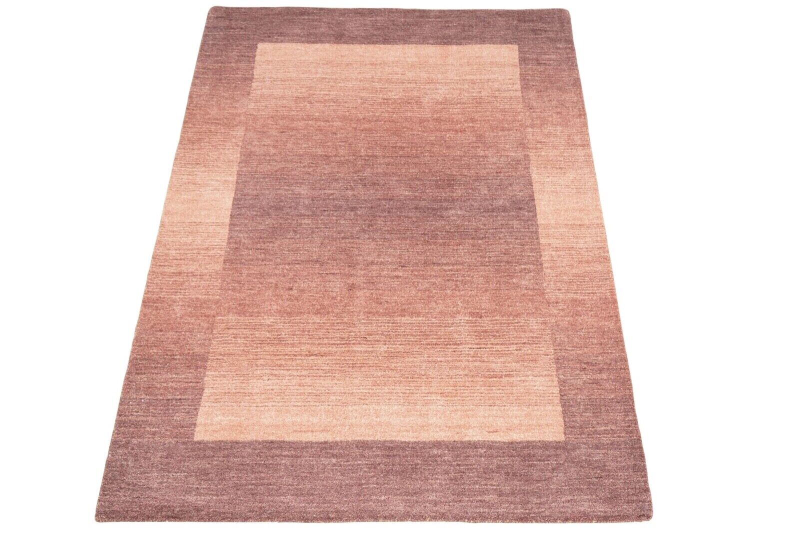 Braun Beige 160X230 cm Teppich 100% Wolle Orientteppich Handgetuftet HT219