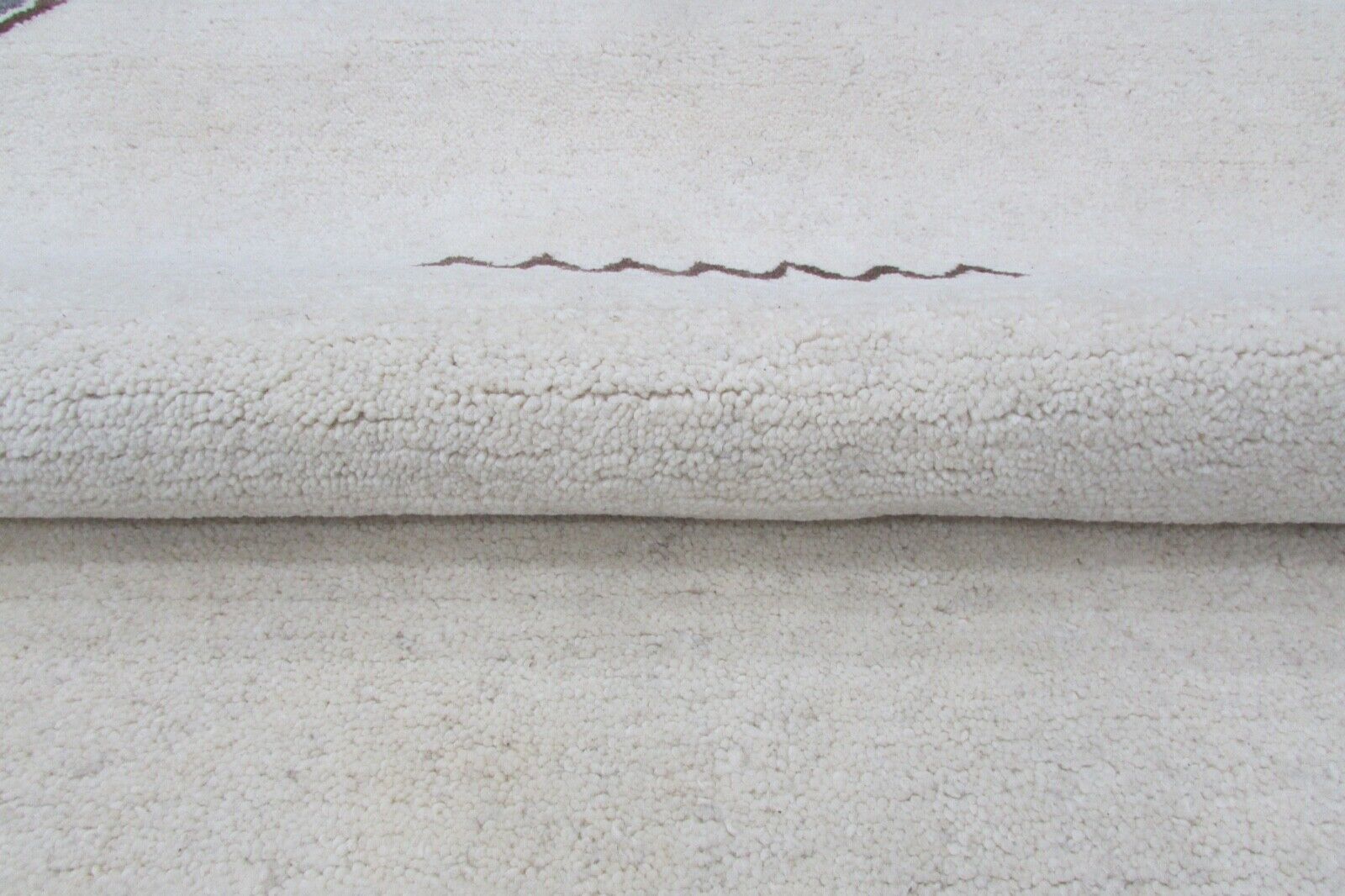 Elfenbeinfarbe Teppich 100% Wolle Béžová 160X230 cm Handarbeit Handgetuftet T836