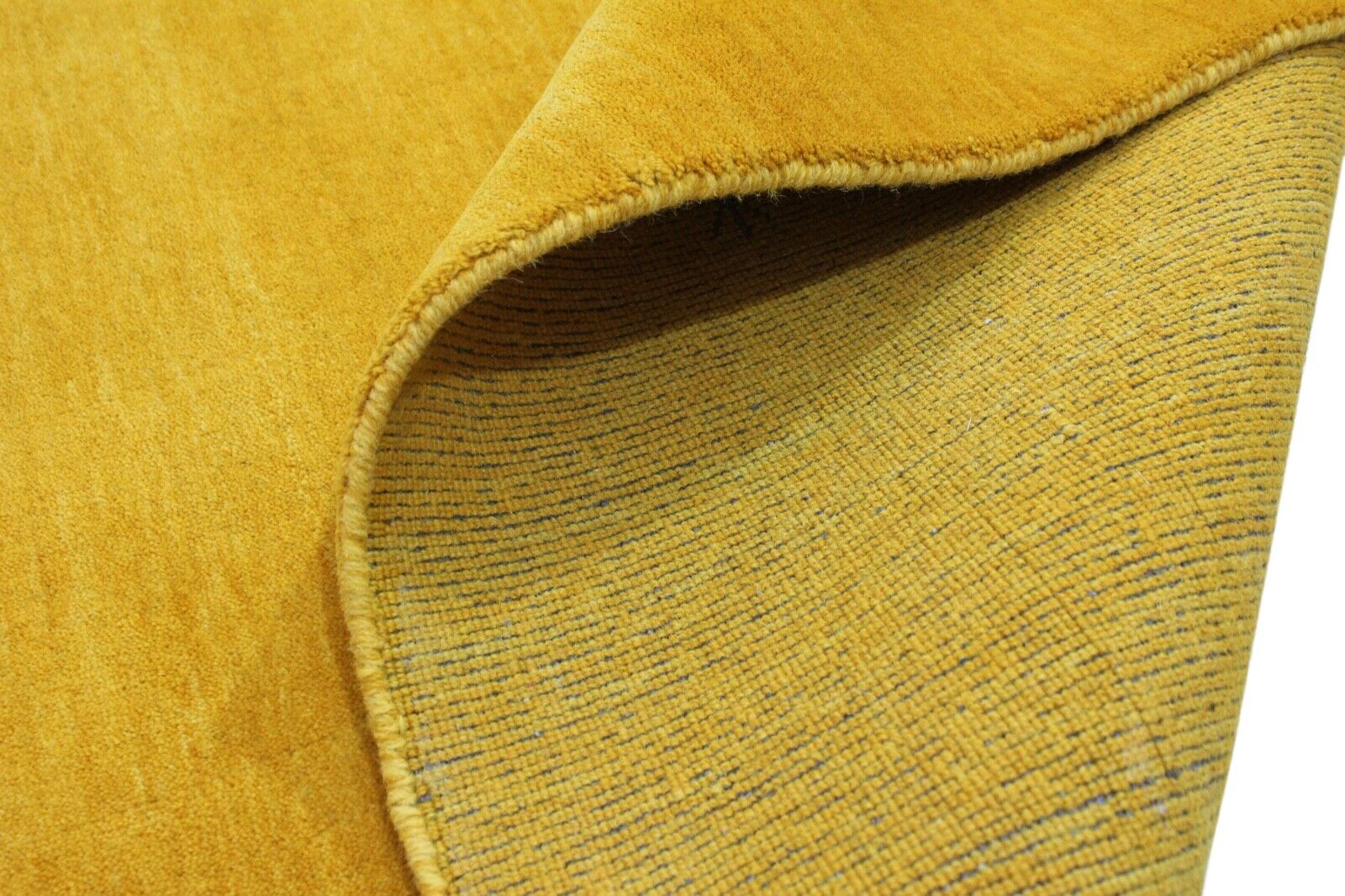 Wohnzimmer Gold Gabbeh Teppich 100% Wolle 170x240 cm Orient Handgewebt WR7