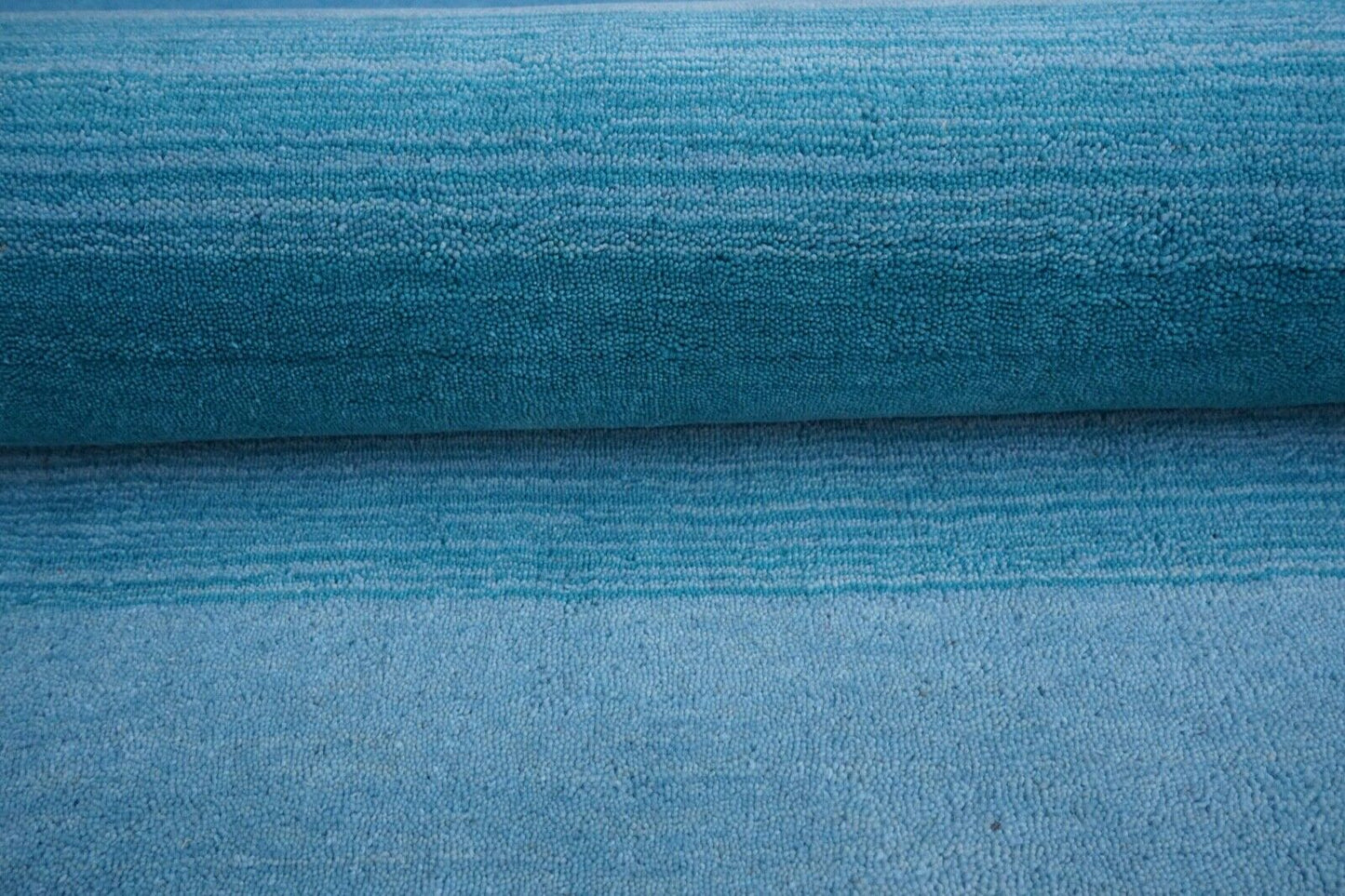 Teppich 100% Wolle Blau 160X230 cm Orientteppich Handgetuftet HT371U