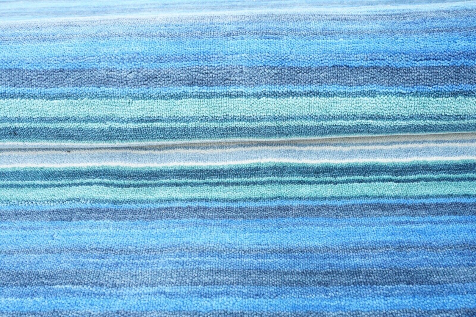 Tappeto blu-viola, 100% lana, 160x230 cm, fatto a mano, annodato a mano, HT286