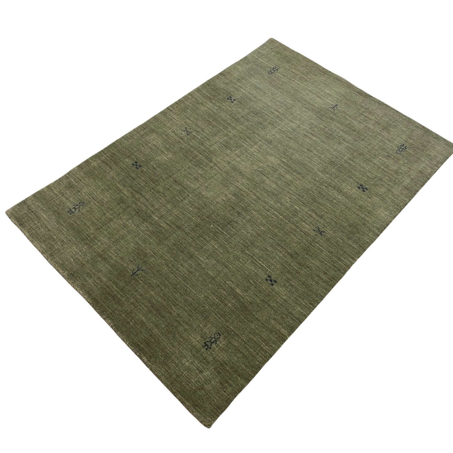 Orientteppich Gabbeh 120X180 CM Grau 100% Wolle Loom Teppich Debbich