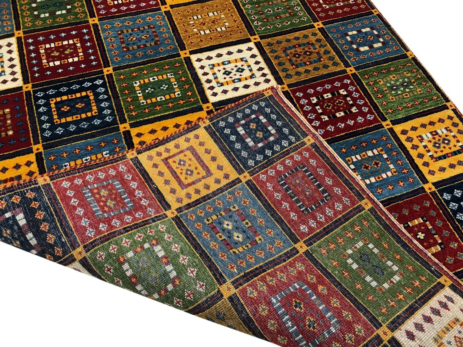 Handgeknüpft Teppich 140X200 cm 100% Wolle Handgeknüpft Orientteppich Gabbeh