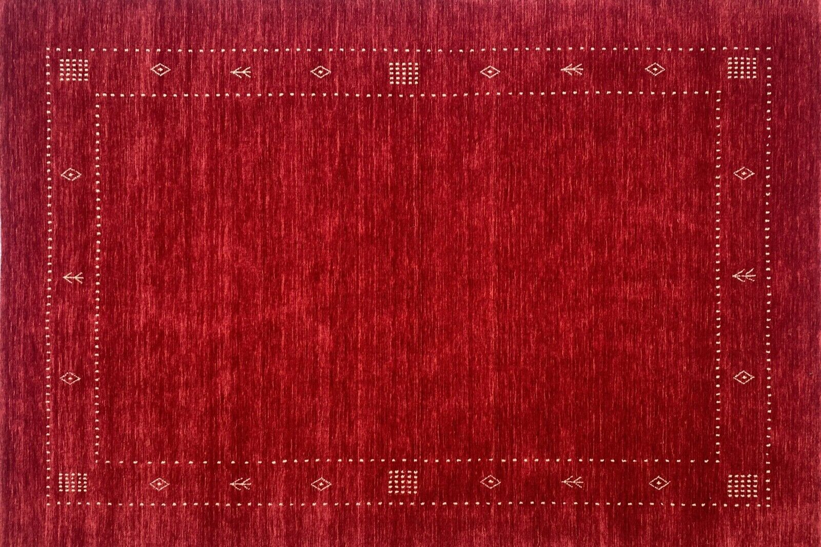 Red Carpet 100% Wool Handmade 170X240 cm Handwoven Gabbeh Orient AC06 
