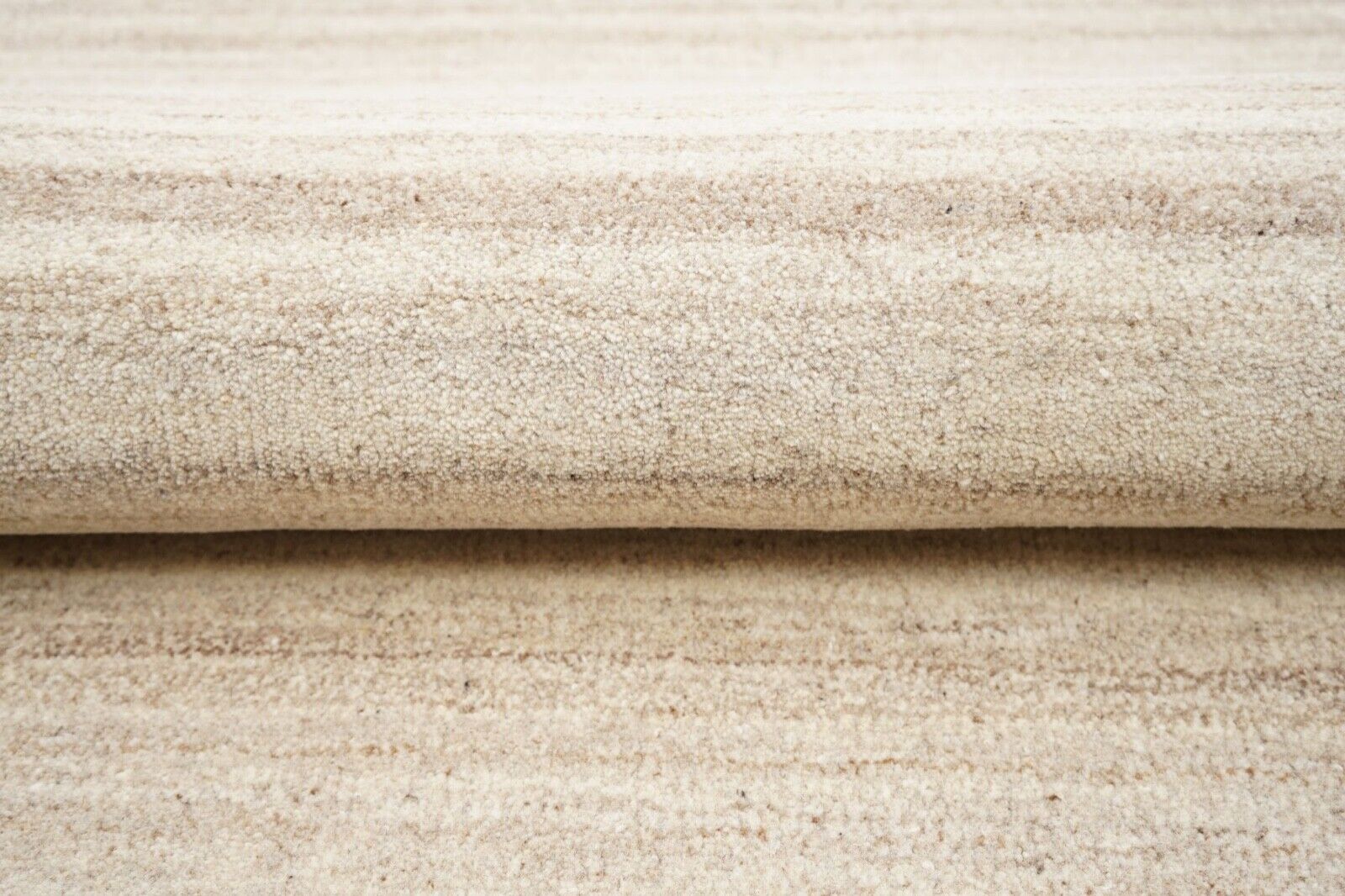 Beige 160X230 cm Teppich 100% Wolle Braun Orientteppich Handgetuftet HT184