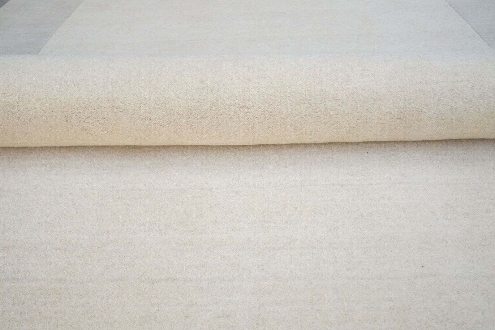 Beige 160X230 cm Teppich 100% Wolle Orientteppich Gabbeh Handgetuftet HT306