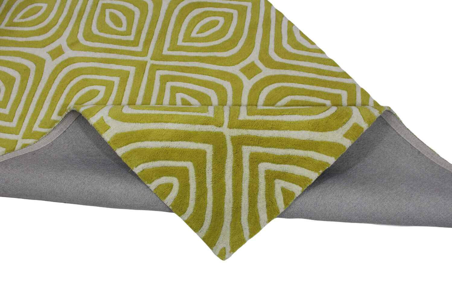 Alfombra oriental, beige dorado, 100 % lana, tufting a mano, 150 x 240 cm, R69