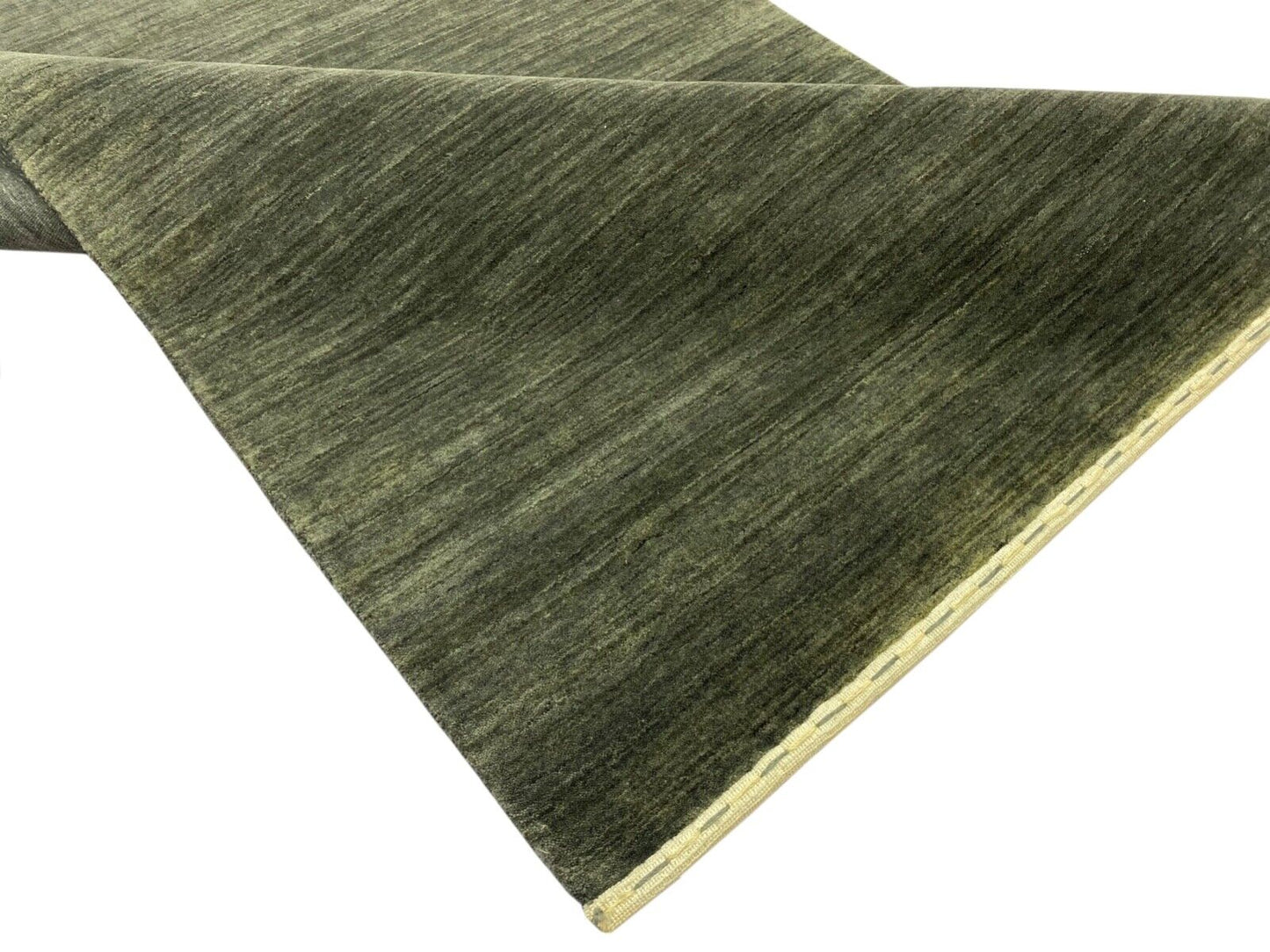 Grau Teppich Gabbeh 100% Wolle loom lori Handgewebt 120x185 cm S159