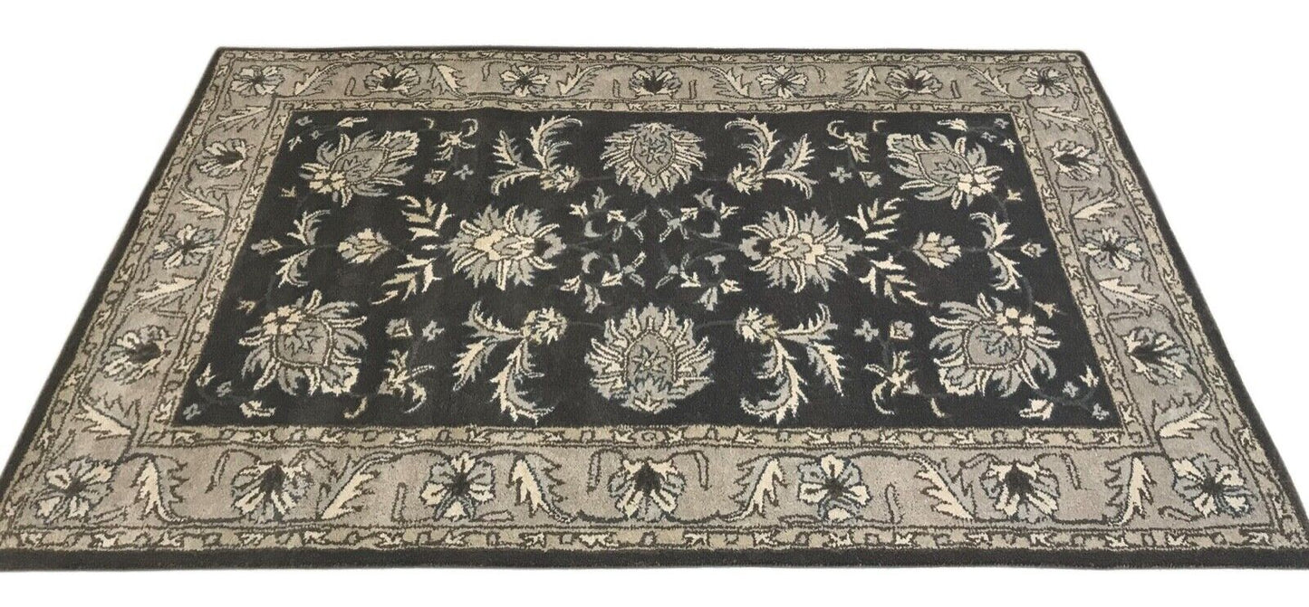 Orientteppich 100% Wolle Teppich Hell Braun Beige Handarbeit 150X240 cm R340