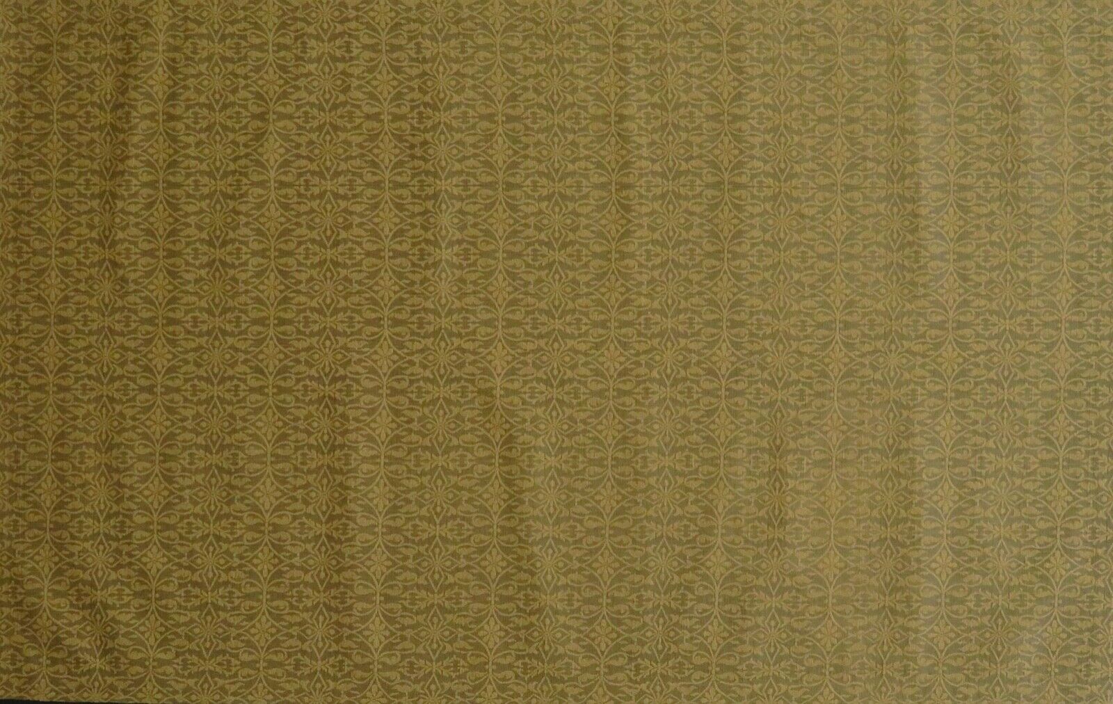 Teppich Flachgewebe Senffarbe Jacquard Viskose Baumwolle 150x240 cm JST-1
