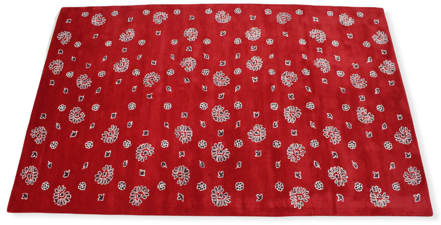 Rot Teppich 200X300 CM 100% Wolle Handarbeit Designer Orientteppich WT2