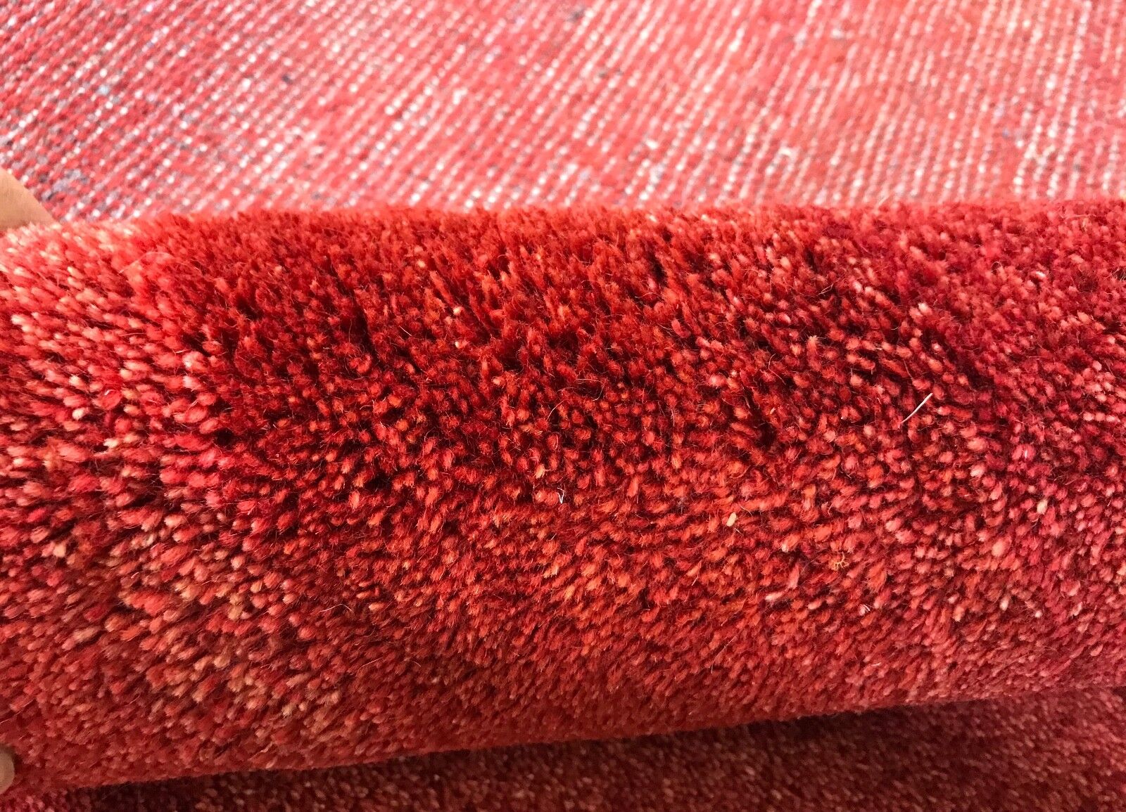 Orientalska preproga Gabbeh 100% volna rdeča preproga 120x180 cm ročno vozlana