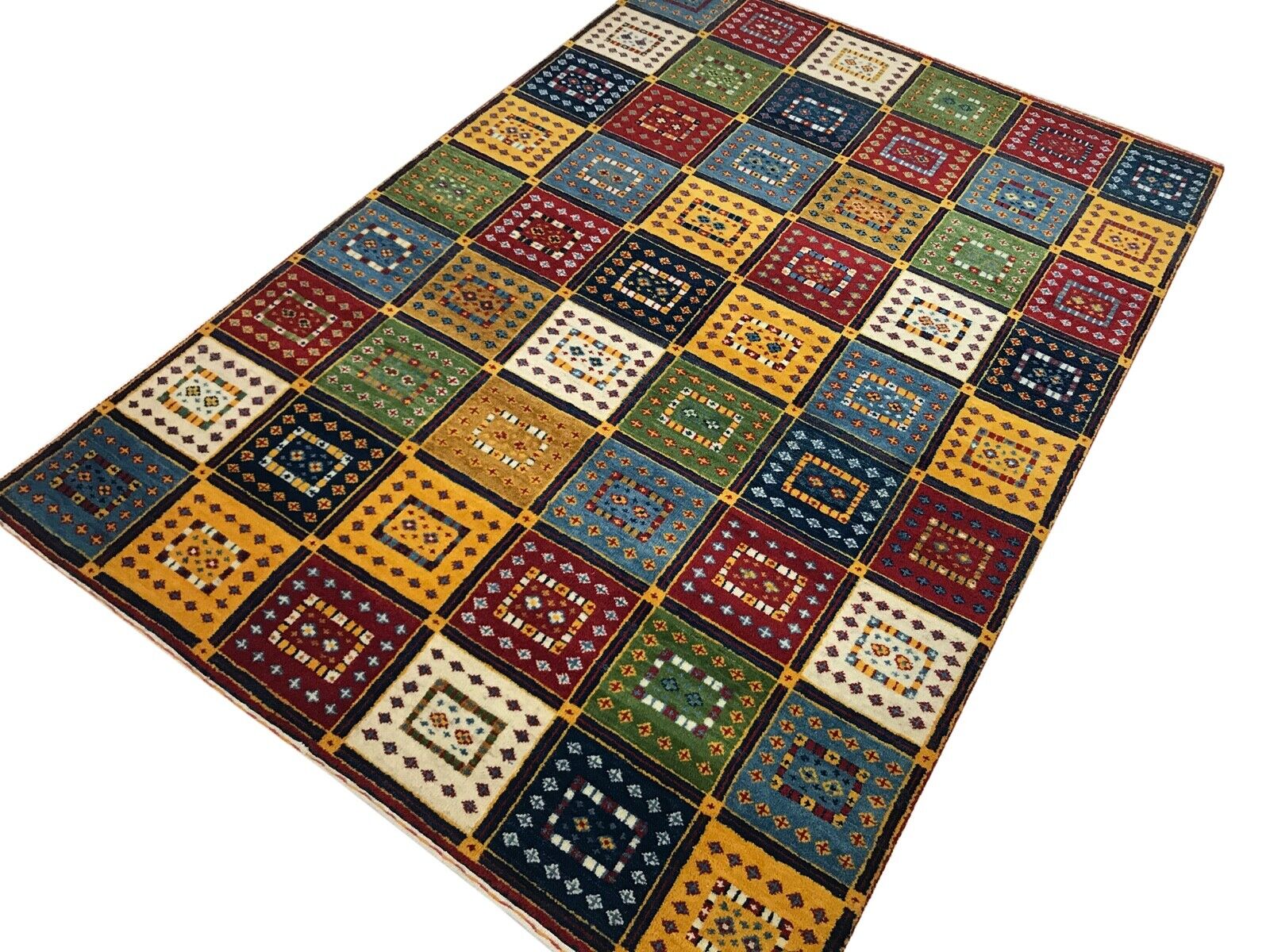 Handgeknüpft Teppich 140X200 cm 100% Wolle Handgeknüpft Orientteppich Gabbeh