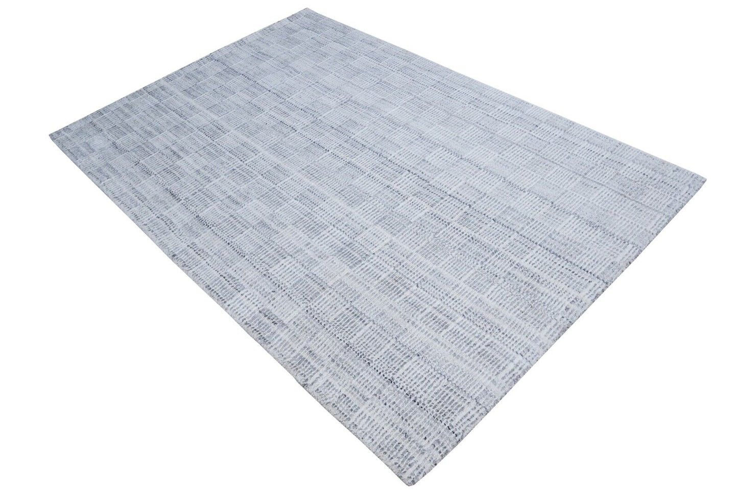 Teppich 100% Wolle Beige Grau 160X230 cm Orientteppich Handgetuftet HT365u