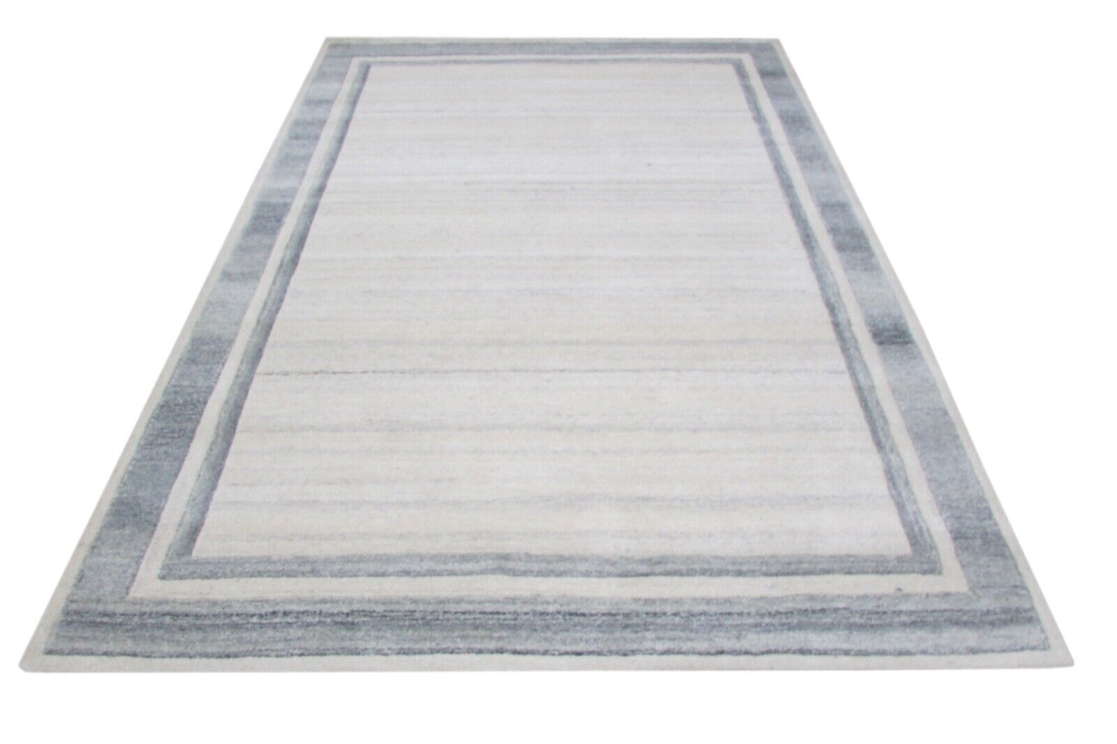 Szürkebézs Gyapjúszőnyeg Bézs Színben 160x230 cm Kézzel Készített, Kézzel Tuftolt T830 