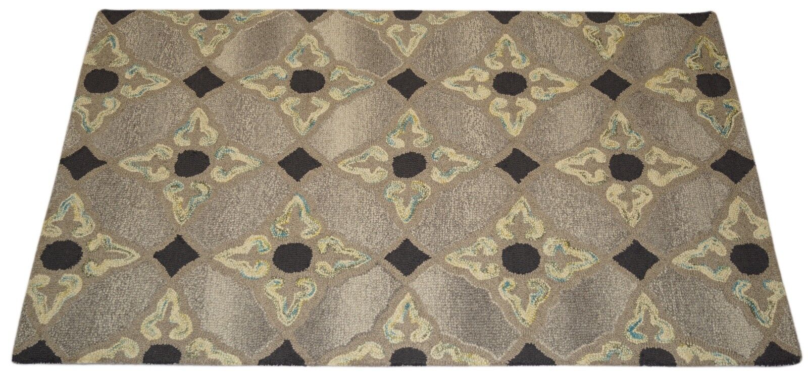 Дизайнерски килим 150x240 см, ръчно изработен ~ 100% вълна - ръчно тъфтирана бримка