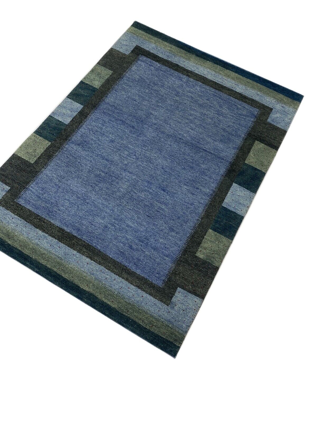 Lila Gabbeh Teppich 100% Wolle Braun Handgeknüpft 171X248 cm WR35