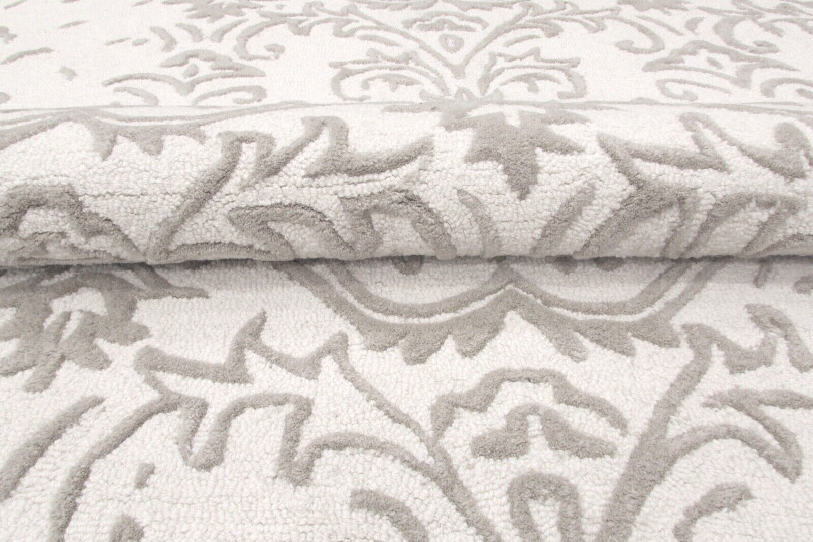 Elefántcsont színű szőnyeg, 100% gyapjú, bézs, 160x230 cm, kézzel készített, kézzel csomózott, T838