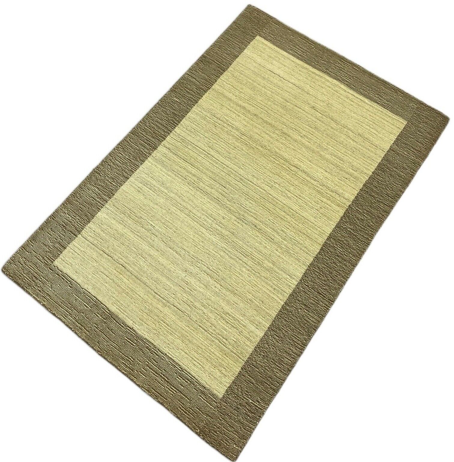 Tepih Gabbeh, 100% vuna, bež/smeđa, loom lori, ručno tkan, 120x180 cm, S73