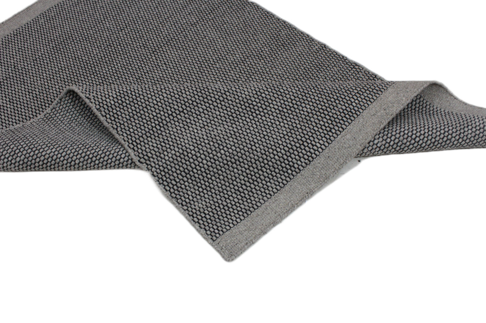 Grau Wohnzimmer 100% wolle Teppich Flachgewebe 120x180 cm Kilim