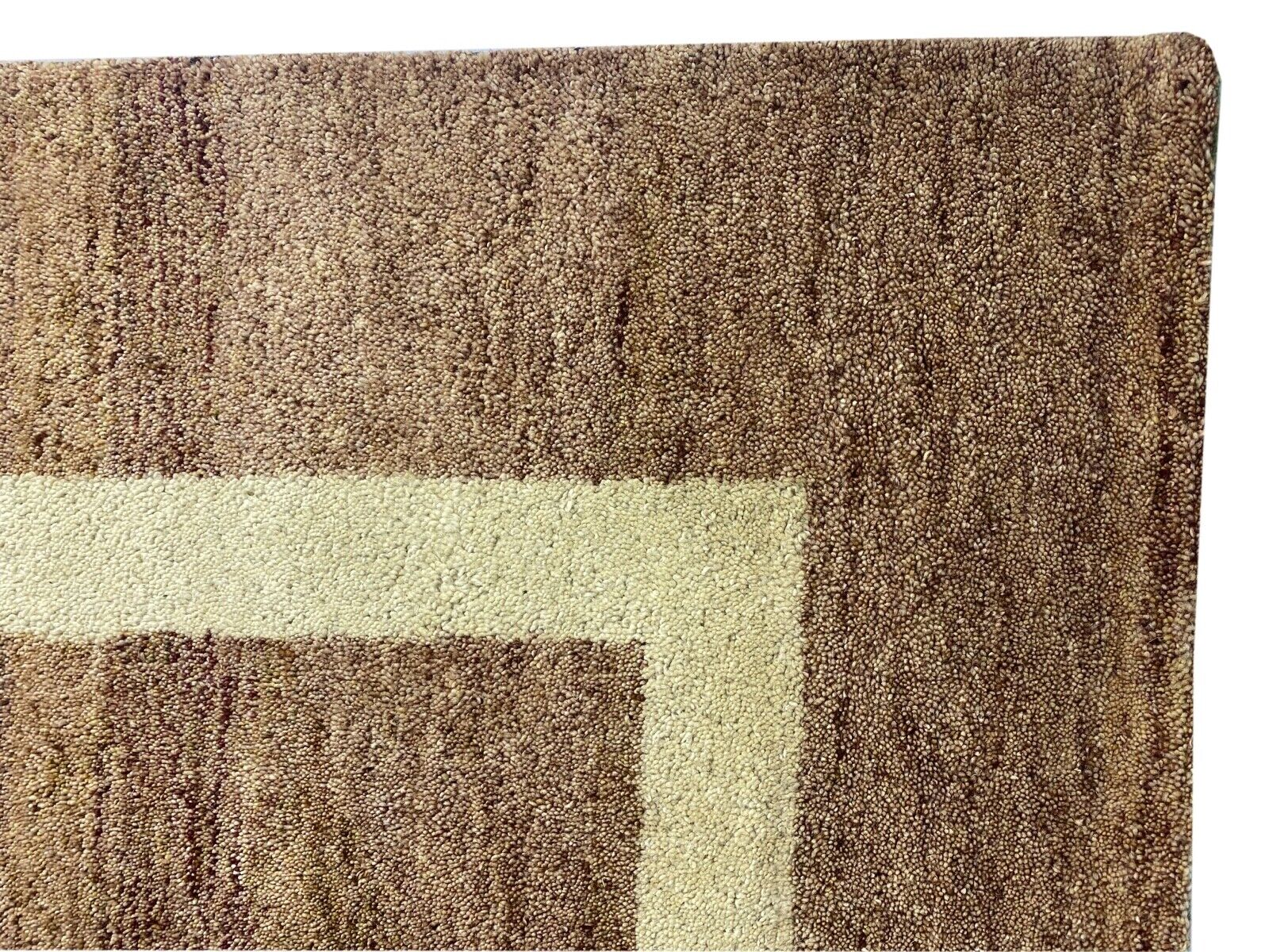 Gabbeh Teppich 100% Wolle Hell Rot Braun Beige Handgeknüpft 169X238 cm WR56