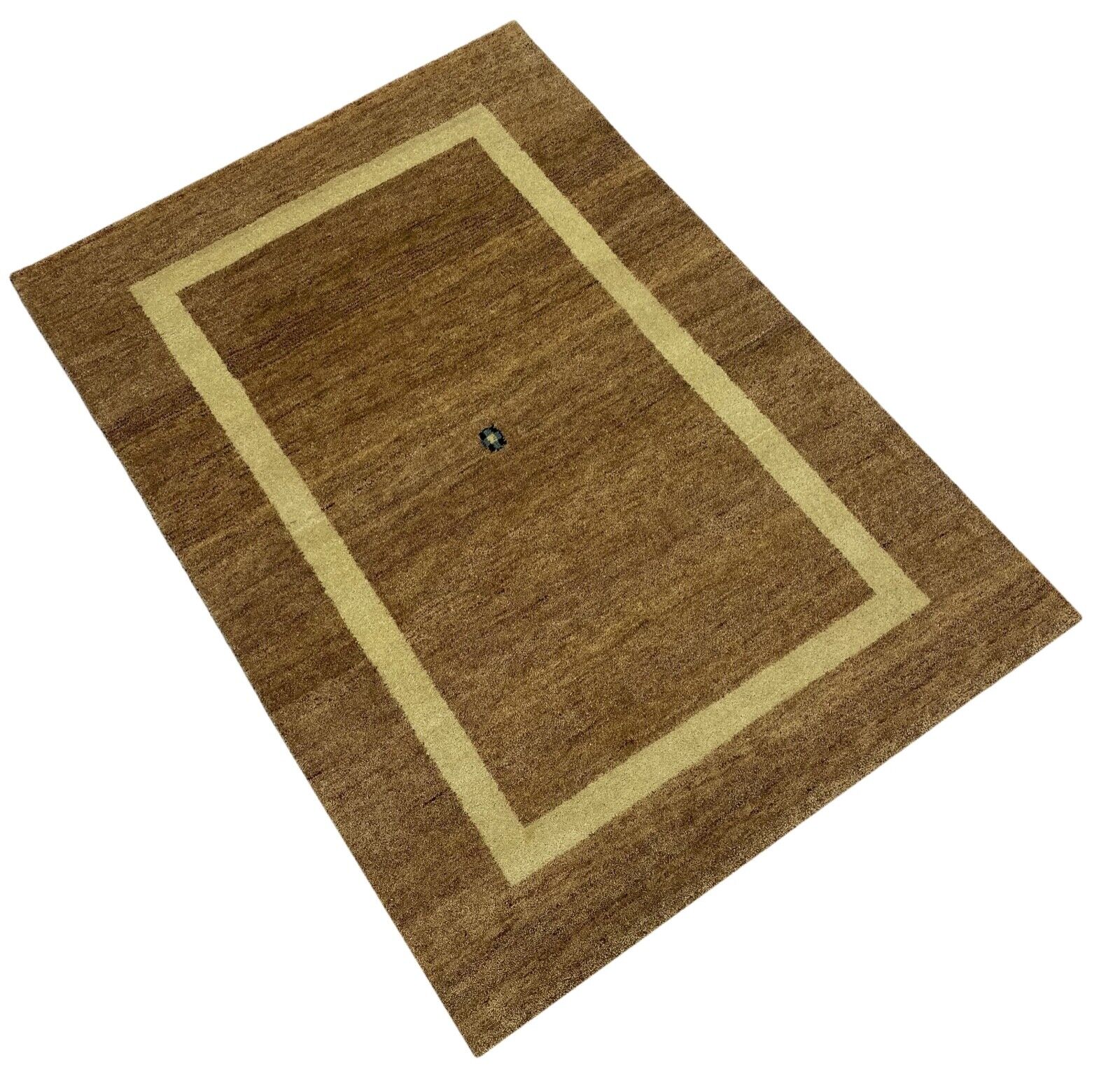 Gabbeh Teppich 100% Wolle Hell Rot Braun Beige Handgeknüpft 169X238 cm WR56