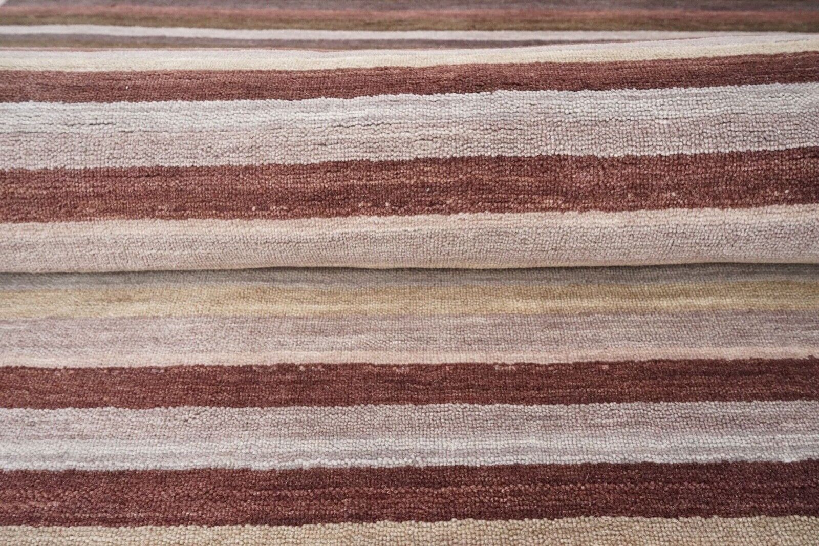 Teppich 100% Wolle Braun Beige 160X230 cm Orientteppich Handgetuftet HT346