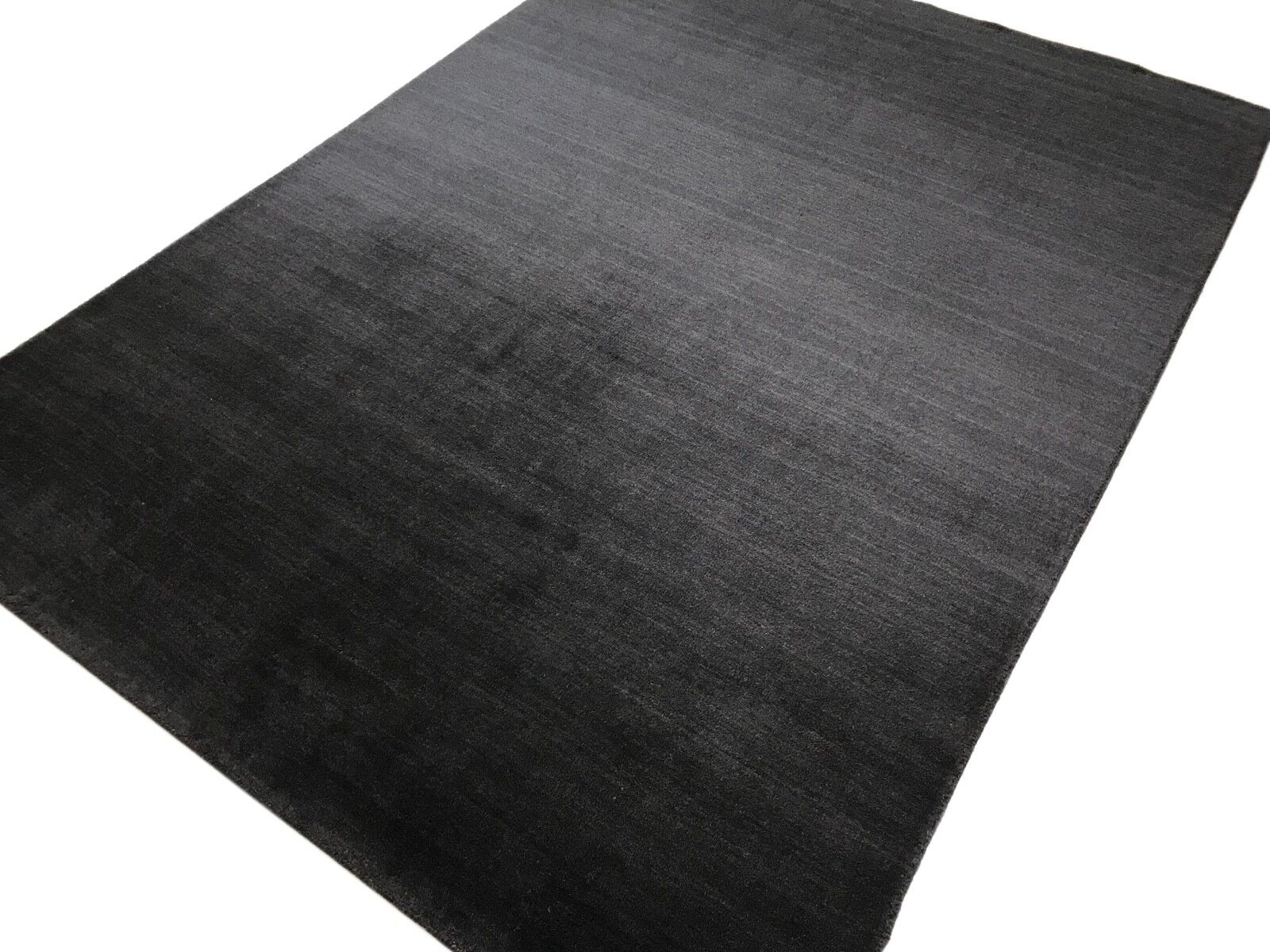 Handloom Gabbeh 167x232 cm Hell Blau Handgewebt Teppich 100% Wolle VKH1