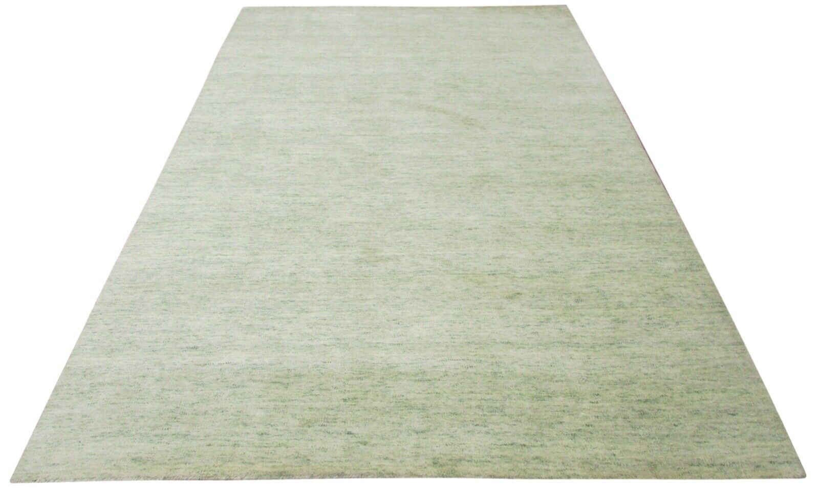 Tapis beige verdâtre, 100 % laine, tufté à la main, 190 x 290 cm, modèle T892 