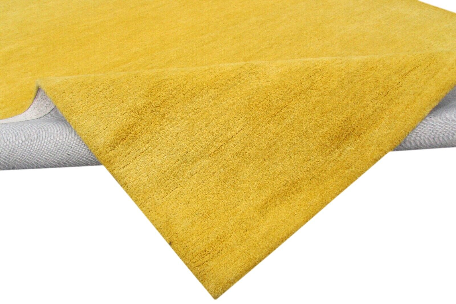 Gabbeh Gelb Mango Wolle Teppich 160X230 cm Handgetuftet Gold Handgetuftet T798