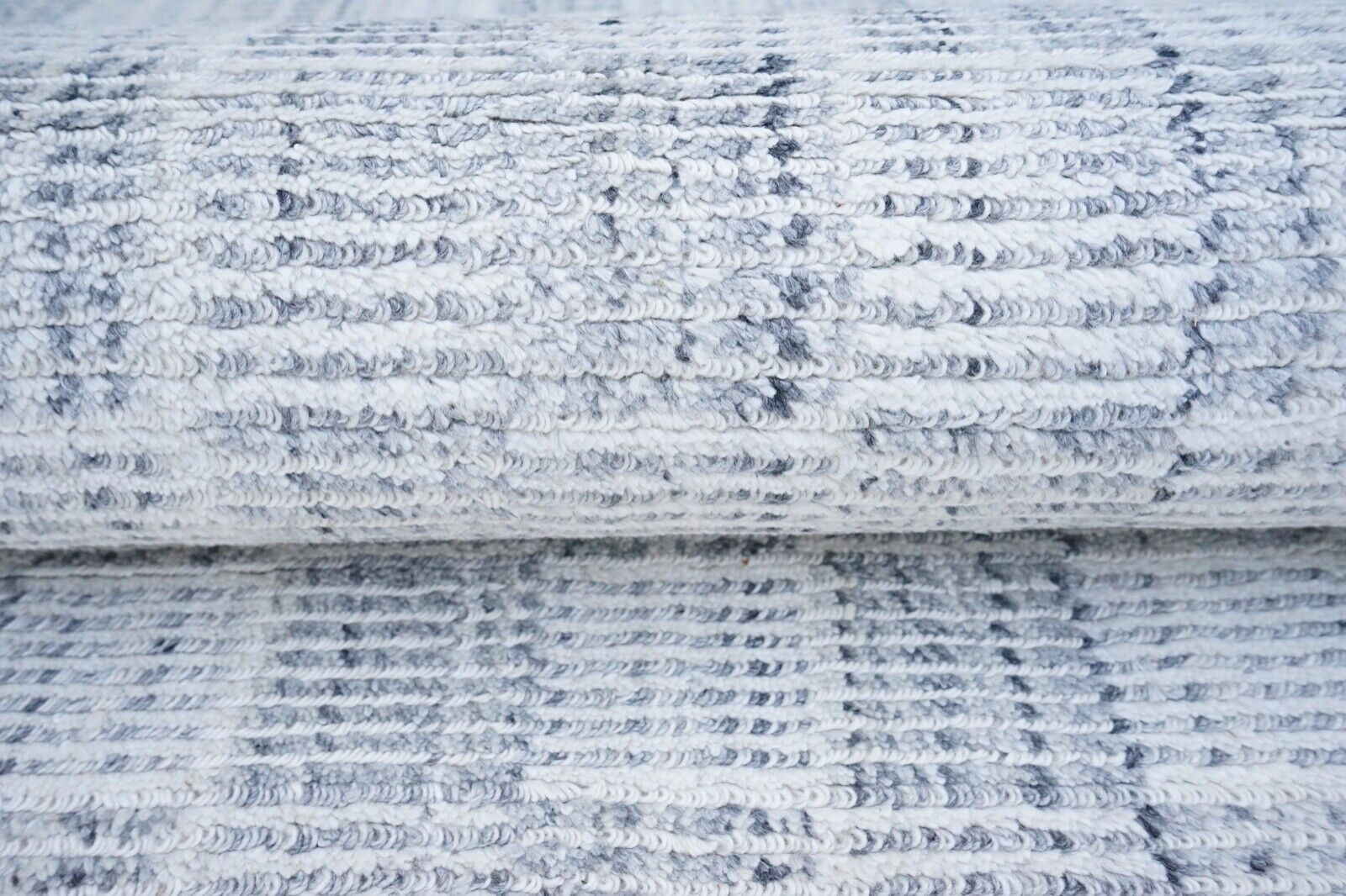 Teppich 100% Wolle Beige Grau 160X230 cm Orientteppich Handgetuftet HT365u