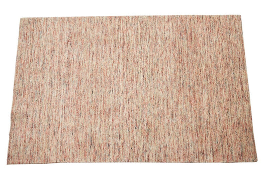 Rot Beige Orange Teppich 120x180 cm Handgewebt 100% Wolle Lori Buff Lr443