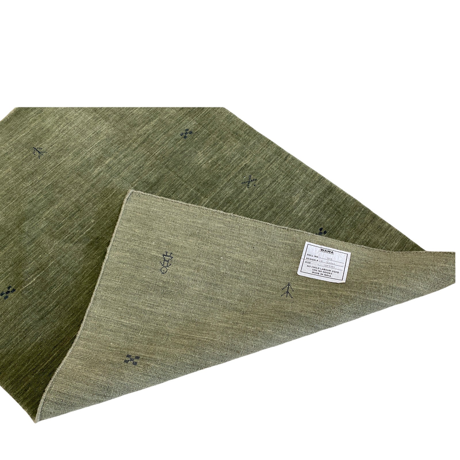 Orientteppich Gabbeh 120X180 CM Grau 100% Wolle Loom Teppich Debbich