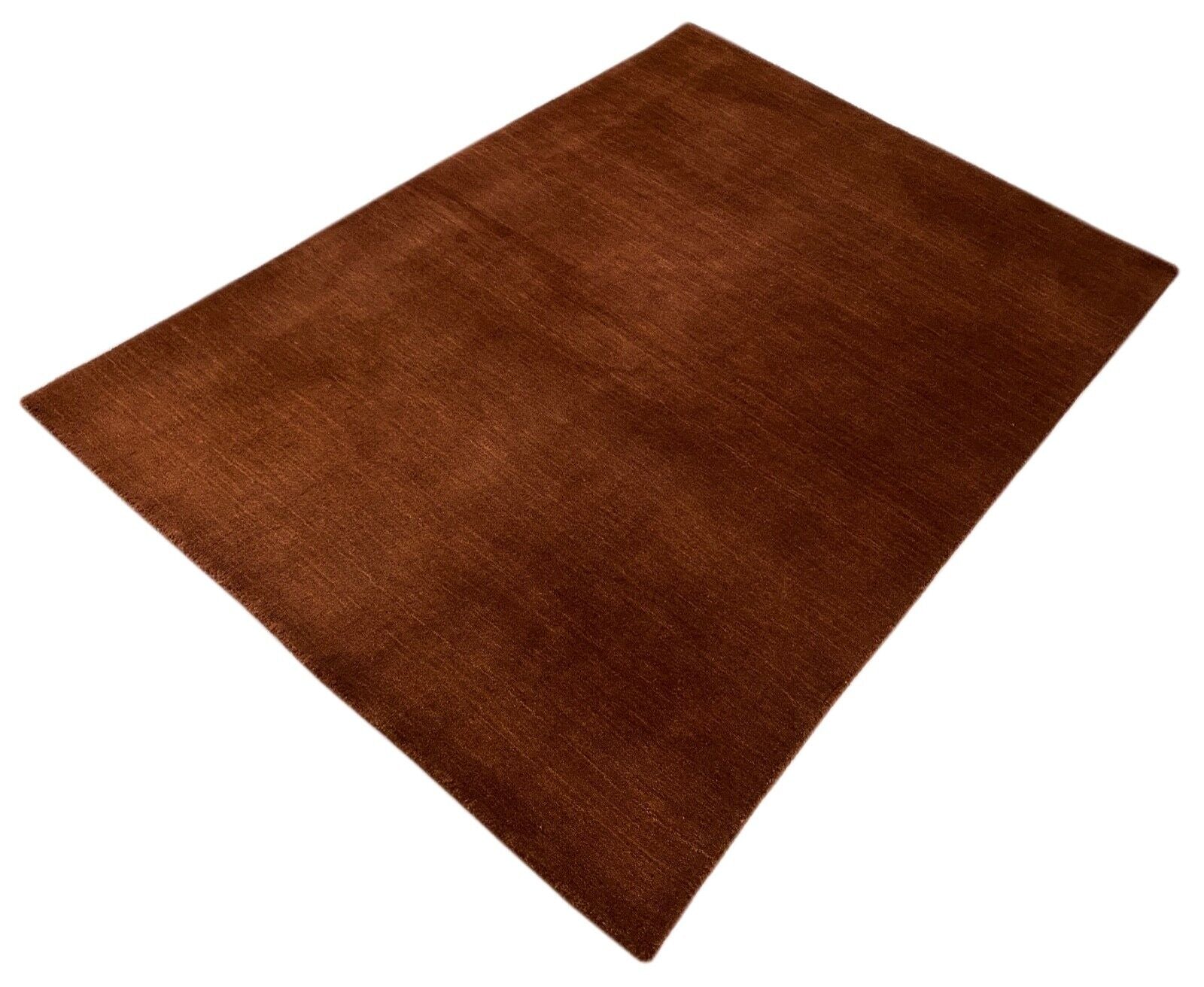 Gabbeh Braun Teppich Handgefertig 100% Wolle Orientteppich 148X200 cm