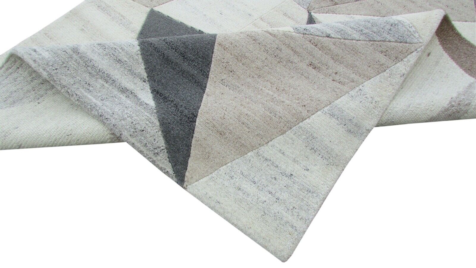 Nepal Teppich Handgeknüpft Grau 100% Wolle Orientteppich Braun 161X231 cm N-149