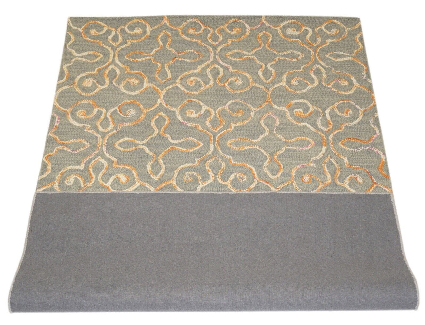 Orientteppich 100% Wolle Handarbeit Designer Teppich Handgetuftet 150X240 CM