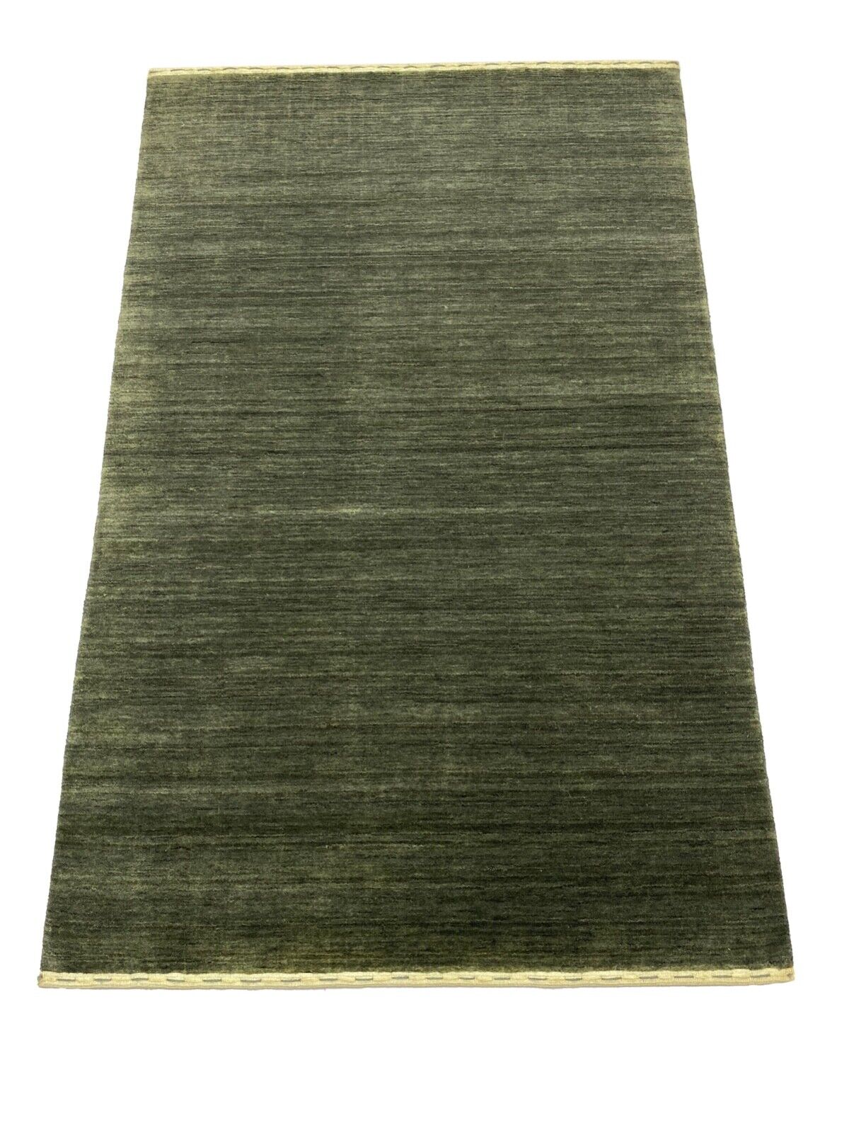 Grau Teppich Gabbeh 100% Wolle loom lori Handgewebt 120x185 cm S159