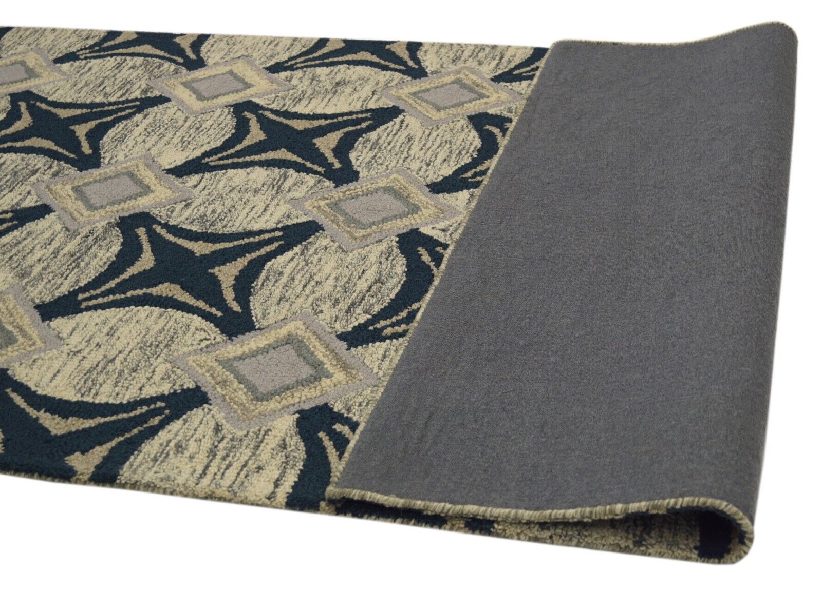 デザイナーラグ 150x240 cm、ハンドメイド、100%ウール、オリエンタル、ハンドタフティング、ループ MH876