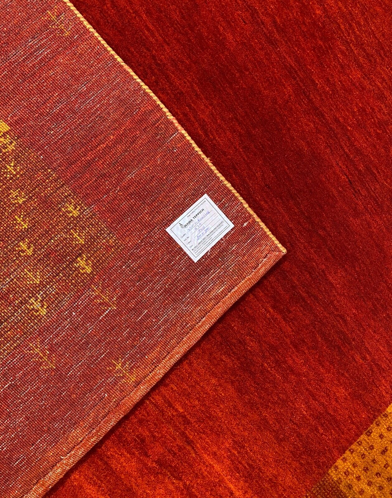 Handgeknüpft Rot Rust Teppich 200X300 cm 100% Wolle Orientteppich 5,2 kg Pro qm