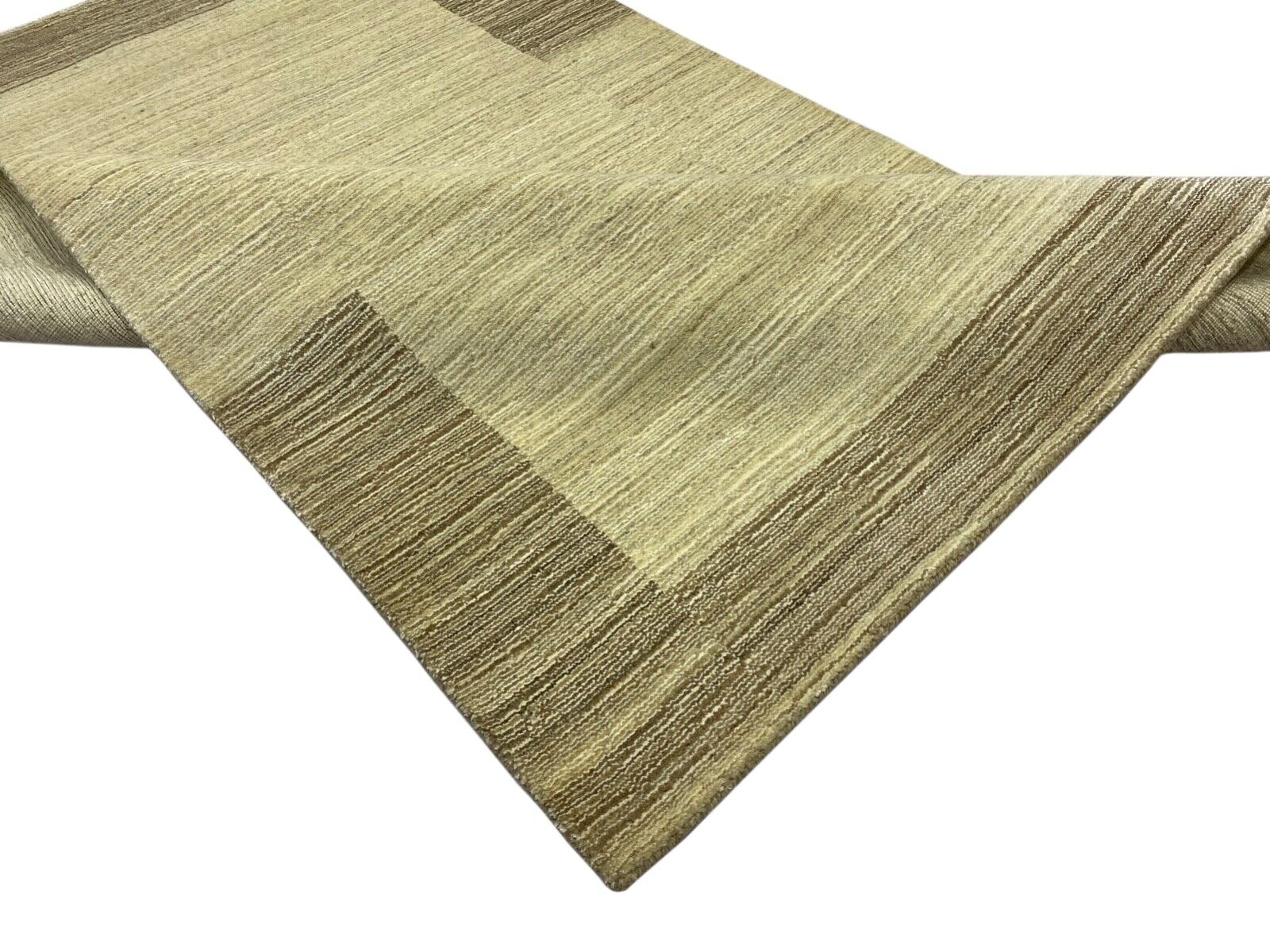 Gabbeh szőnyeg, bézs, gyapjú és viszkóz, Loom Lori, kézzel szőtt, 128x178 cm, S168