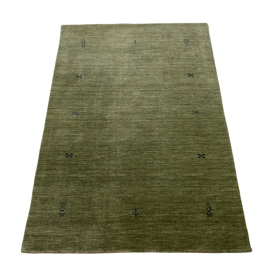 Orientteppich Gabbeh 120X180 CM Grau 100% Wolle Loom Teppich Debbich
