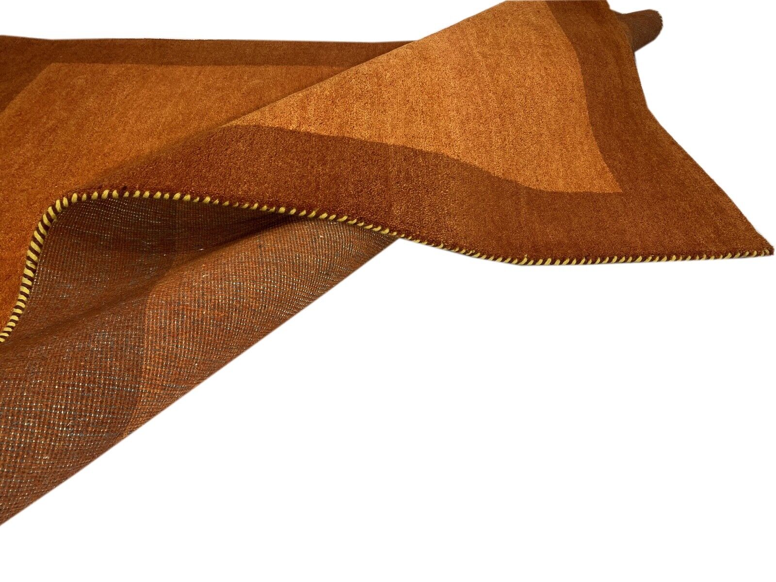 Preproga Gabbeh, 100 % volna, oranžna, ročno vozlana, 168 x 236 cm, WR27