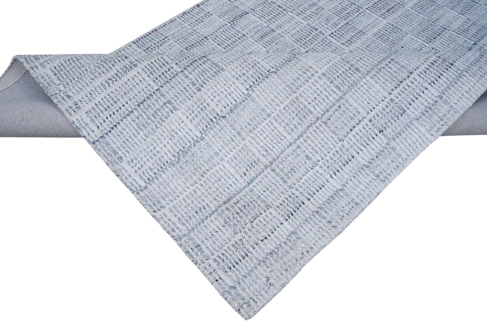 Teppich 100% Wolle Beige Grau 160X230 cm Orientteppich Handgetuftet HT365u