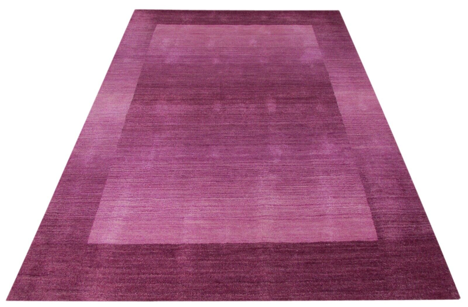 Rosa 160X230 cm Teppich 100% Wolle Orientteppich Handgetuftet T802 